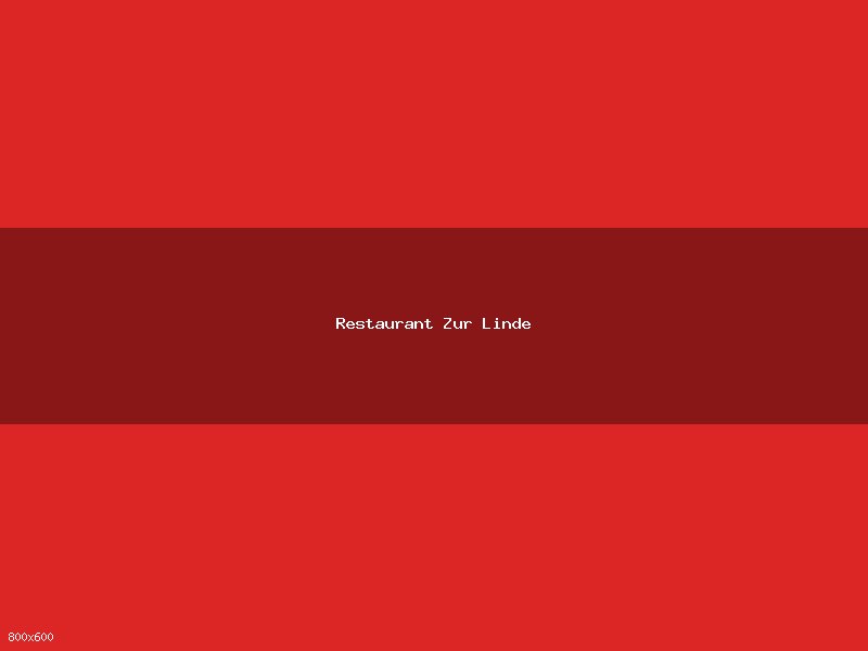 Screenshot: Restaurant Zur Linde – Digitale Speisekarte