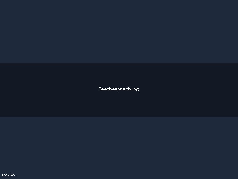 Mittagspause auf der Dachterrasse